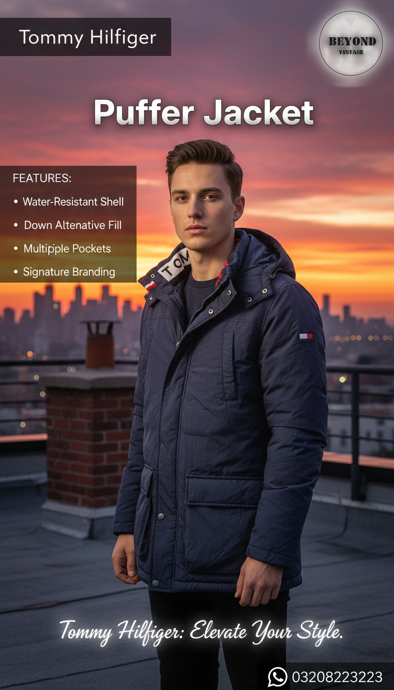 Tommy Hilfiger Essential Puffer Jacket – Pre-loved Original