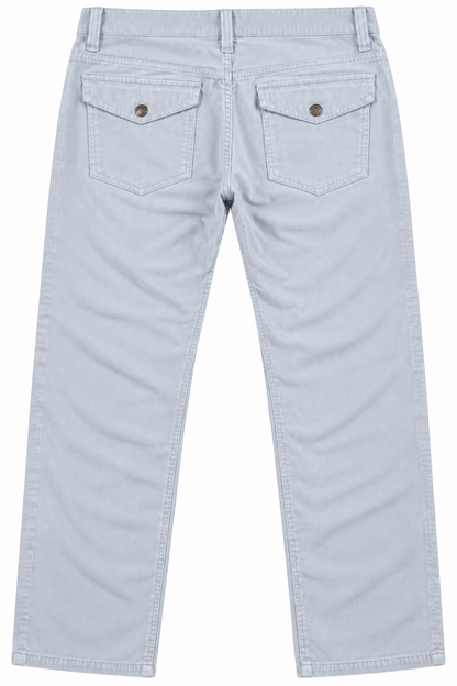 Tommy Hilfiger Women’s Corduroy Pants – Light Blue | W34 | Preloved